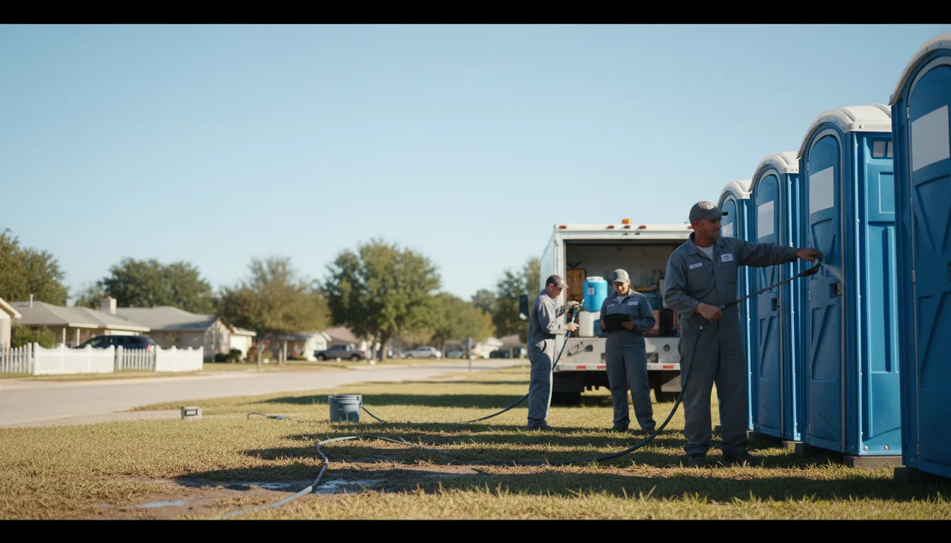 Long-Term Portable Toilet Rental in Grambling, LA near me